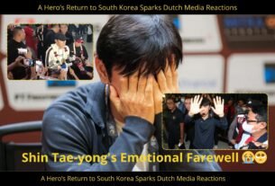 Shin Tae-yong wipes his tears as he bids farewell to Indonesia, leaving behind a legacy in national football.