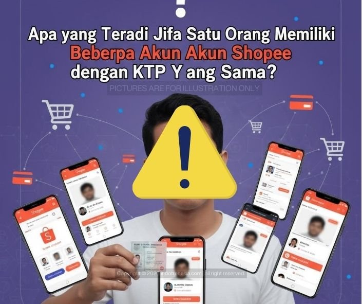 Apa yang Terjadi Jika Satu Orang Memiliki Beberapa Akun Shopee dengan KTP yang Sama?
