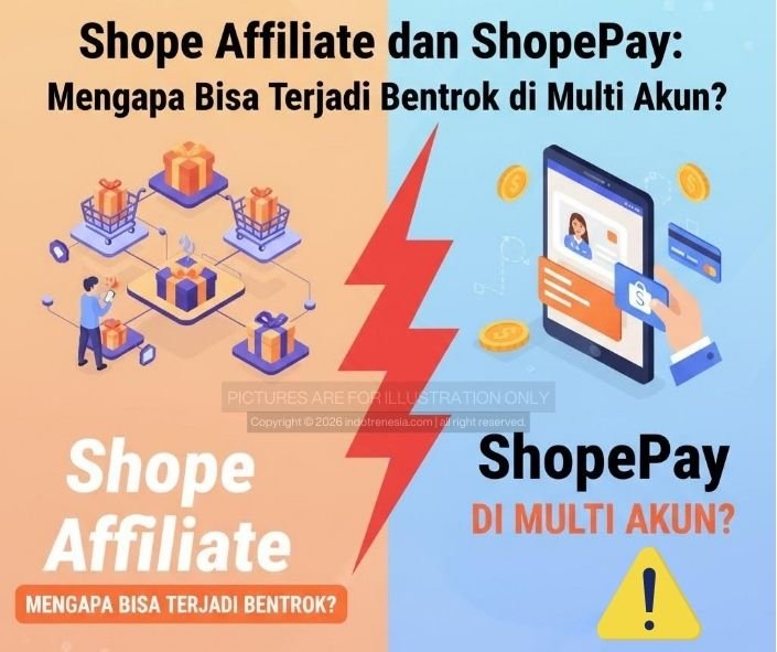 Shopee Affiliate dan ShopeePay: Mengapa Bisa Terjadi Bentrok di Multi Akun?