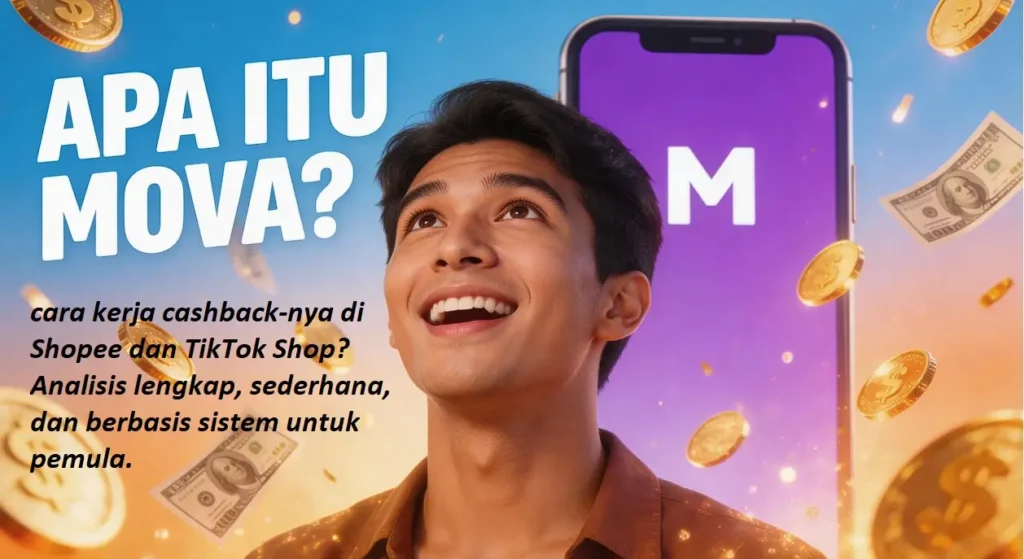 Apa itu MOVA dan bagaimana cara kerja cashback-nya di Shopee dan TikTok Shop?