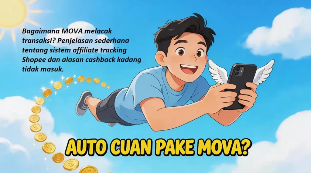 tracking MOVA, affiliate tracking Shopee, cookie affiliate, cashback tidak masuk