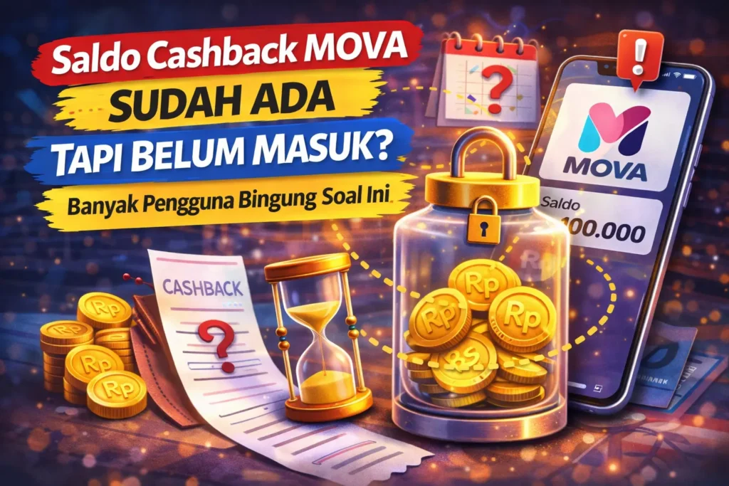 cashback mova belum masuk